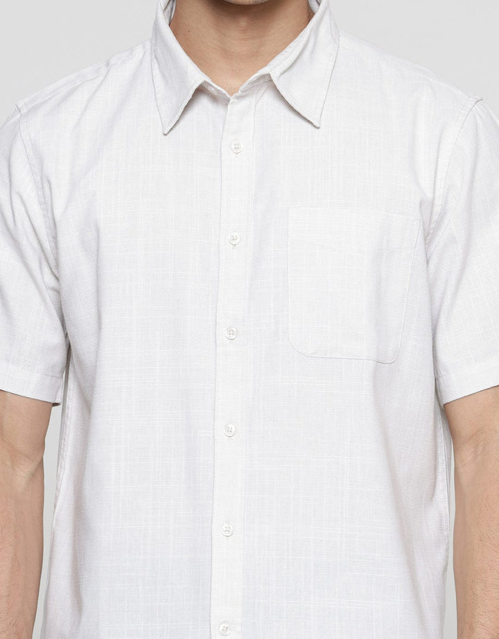Cole Woven Adriatic Kemeja Lengan Pendek Pria