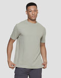 Cole Solid Full Ottoman Kaos Lengan Pendek Pria