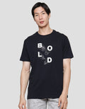 Cole Bold Shadow Kaos Casual Pria