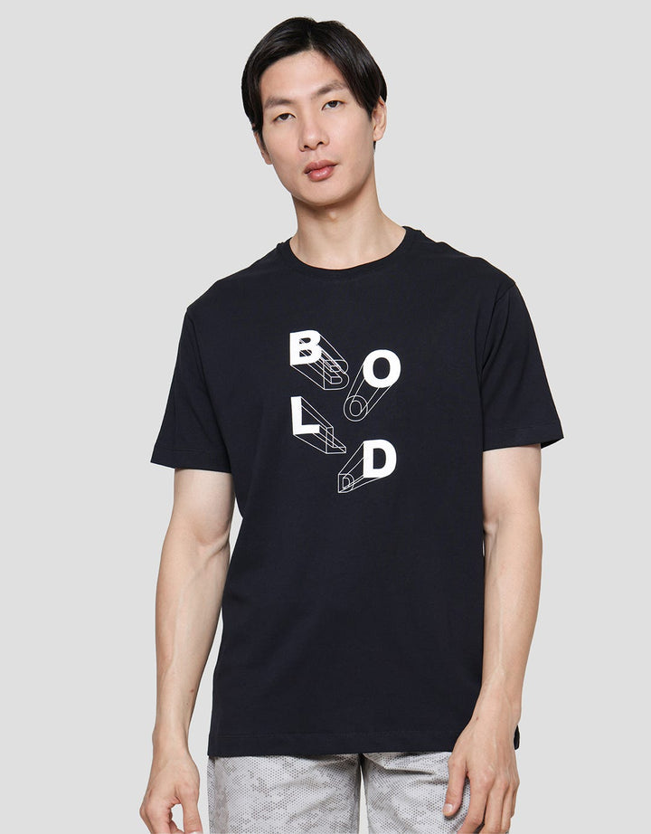 Cole Bold Shadow Kaos Casual Pria