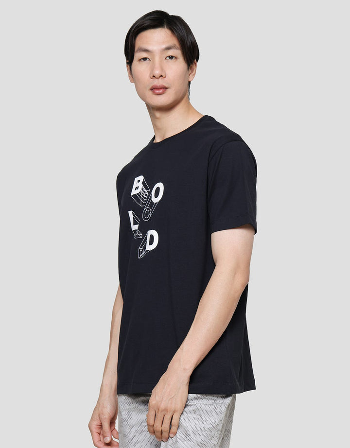 Cole Bold Shadow Kaos Casual Pria