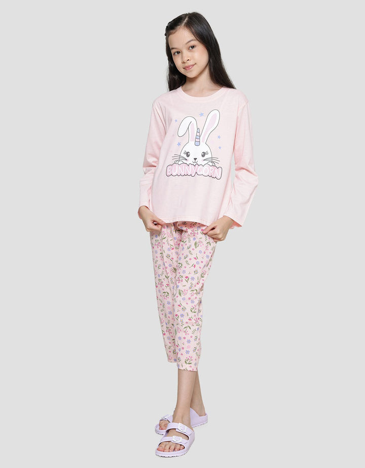 Kidz Too Bunnycorn Girls Pajamas Set