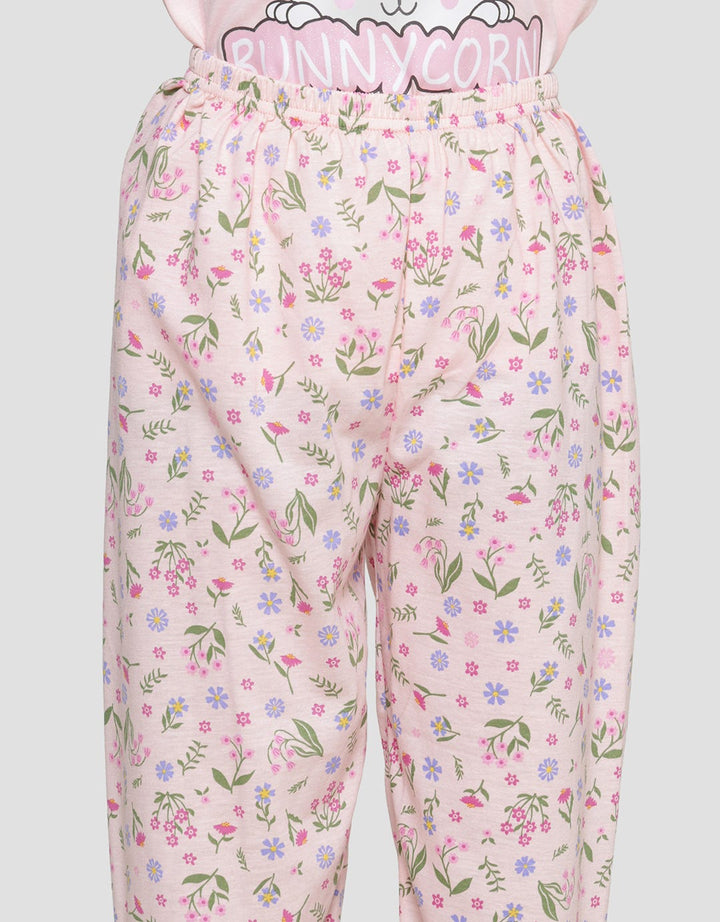 Kidz Too Bunnycorn Girls Pajamas Set