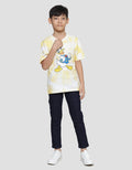 Disney Donald Tiedye Full Body Print Boys Short Sleeve T-Shirt