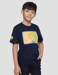 Disney Donald All Me Print Kaos Lengan Pendek Anak Laki-Laki