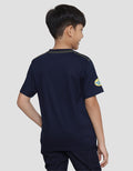 Disney Donald All Me Print Kaos Lengan Pendek Anak Laki-Laki