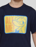 Disney Donald All Me Print Kaos Lengan Pendek Anak Laki-Laki