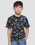 Disney Donald Print Kaos Lengan Pendek Anak Laki-Laki