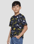 Disney Donald Print Kaos Lengan Pendek Anak Laki-Laki