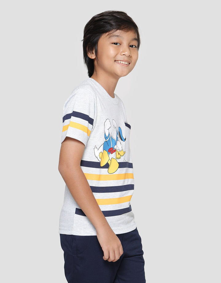 Disney Donald Jump Shout Stripe Kantong Kaos Anak Laki-Laki