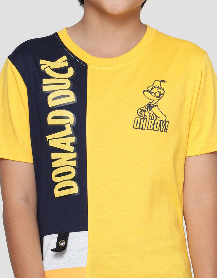 Disney Donald Oh Boy Cutsewn Stripe Kaos Anak Laki-Laki