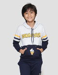 Disney Donald Duck Face Stripe Sweater Anak Laki-laki