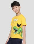 Disney Toy Story Rex Back Print Kaos Anak Laki-Laki