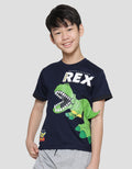 Disney Rex Nervousaurus Tail Kaos Anak Laki-Laki