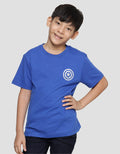 Marvel Avenger Capt Amrik Print Kaos Lengan Pendek Anak Laki-Laki
