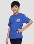 Marvel Avenger Capt Amrik Print Kaos Lengan Pendek Anak Laki-Laki
