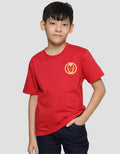 Marvel Avenger Iron Man Print Kaos Lengan Pendek Anak Laki-Laki