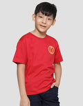 Marvel Avenger Iron Man Print Kaos Lengan Pendek Anak Laki-Laki