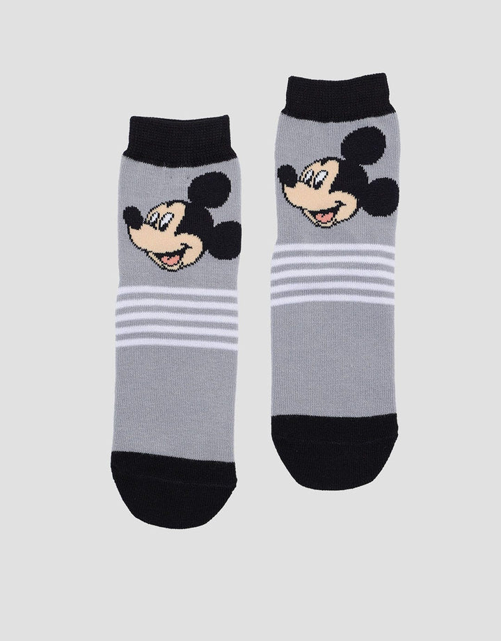 Disney Socks Mickey 5 Stripe Anak Laki-Laki