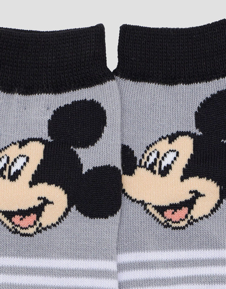 Disney Socks Mickey 5 Stripe Anak Laki-Laki