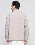 Details Pocket Crepe Kemeja Pria