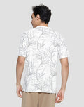 Details Slub Aop Floral Riko Fit Kaos Lengan Pendek Pria