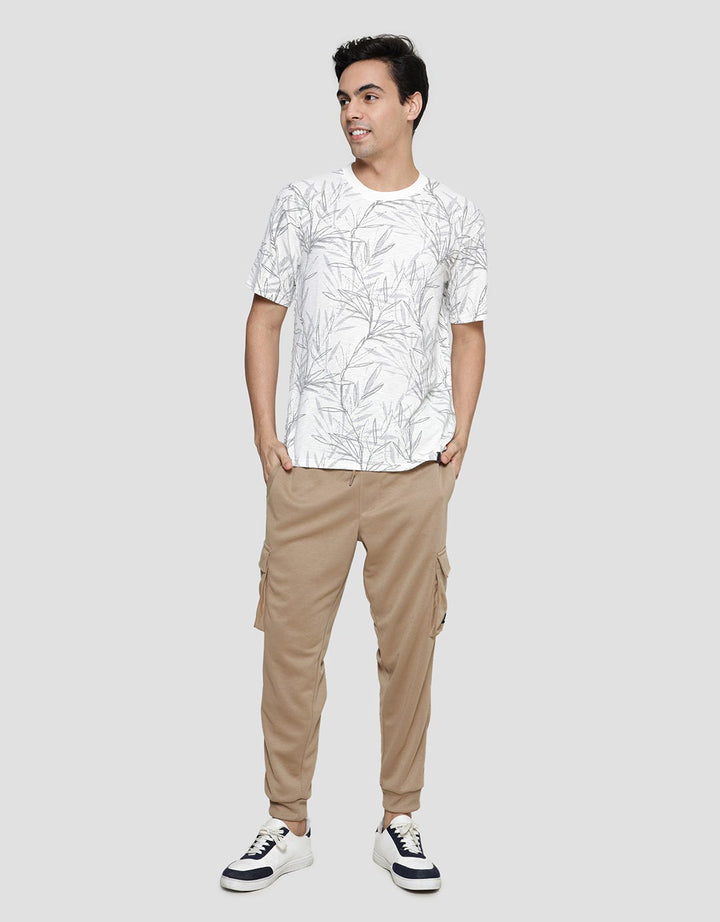 Details Slub Aop Floral Riko Fit Men's Short Sleeve T-Shirt