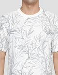 Details Slub Aop Floral Riko Fit Kaos Lengan Pendek Pria