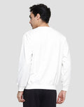 Details Woven Patch Abstract Center Oswald Fit Men's Sweater