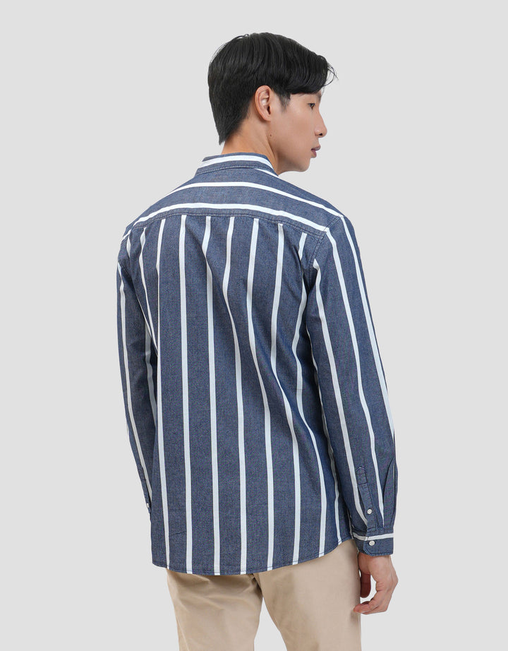 Gab's Oxford Stripe  Kemeja Pria