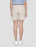 Little M Woven Side Strap 2 Girls Skort