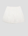 Little M Pleated Button Skort for Girls