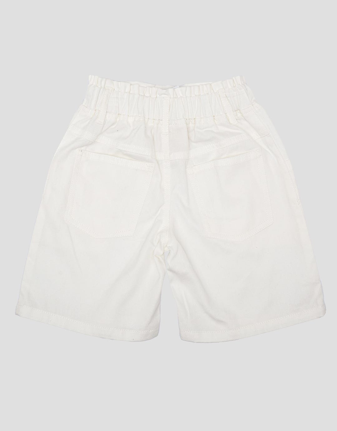 Little M Woven Small Button Pocket 1 Girls Shorts