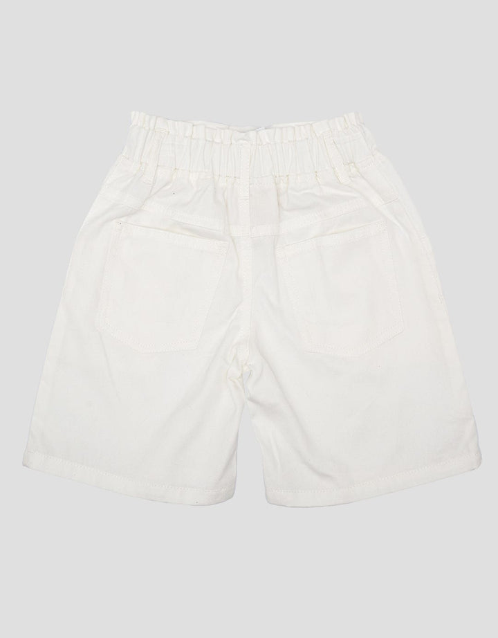 Little M Woven Small Button Pocket 1 Girls Shorts