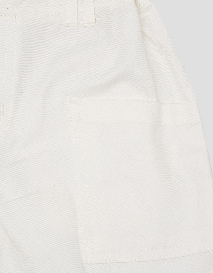 Little M Woven Small Button Pocket 1 Girls Shorts