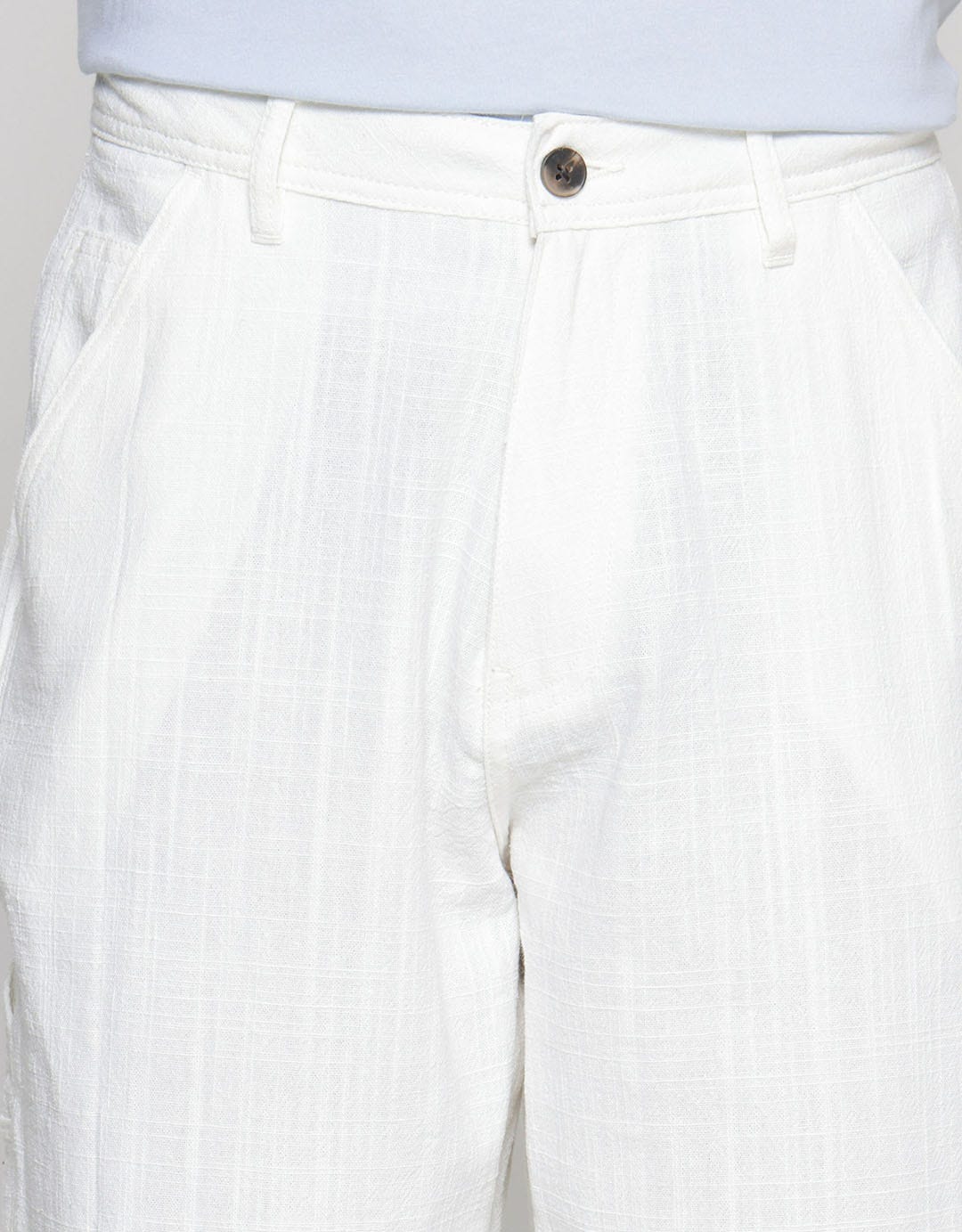 Details Linen Carpenter Ricky Fit Celana Panjang Pria