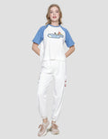 Nevada Powerpuff Girls Raglan Kaos Wanita