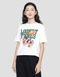 Nevada Tasmania Boxy Print Kaos Wanita