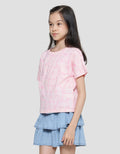 Aero Animal Outline Kaos Lengan Pendek Anak Perempuan