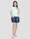 Aero Full Print Animal Outline 2 Kaos Lengan Pendek Anak Perempuan
