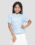 Aero Animal Outline 4 Print Kaos Lengan Pendek Anak Perempuan
