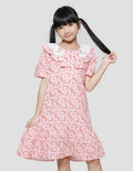 Sweet Miss Floral Batik Midi Dress Anak Perempuan