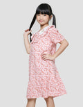 Sweet Miss Floral Batik Midi Dress Anak Perempuan