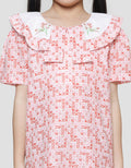 Sweet Miss Floral Batik Midi Dress Anak Perempuan