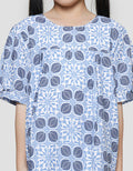 Sweet Miss Puff Sleeve Dress Batik Girls