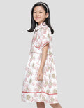 Sweet Miss Batik Bolero Bordir Midi Dress Anak Perempuan