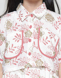Sweet Miss Batik Bolero Bordir Midi Dress Anak Perempuan