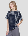 St. Yves Boat Neck Stripy Women's T-Shirt