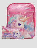 Character Unicorn Head Backpack Giftset Anak Perempuan