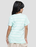 Nevada Print Stripes Girls Short Sleeve T-Shirt